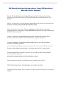 MN Dental Assistant Jurisprudence Exam &lpar;86 Questions&rpar; With all Correct Answers