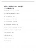  MAC1105 Unit One Test &lpar;Ch&period; 1&period;3&comma;1&period;4&comma;1&period;6&comma;1&period;8&rpar; Actual Questions And Correct Detailed Answers Guaranteed Pass&period;