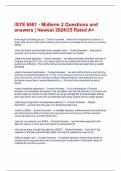 ISYE 6501 Exam Package Deal NEWEST