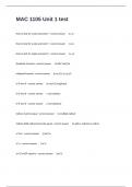MAC 1105 Unit 1 test Complete Questions And Verified Answers Solution&period;