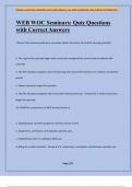 WEB WOC Seminars&colon; Quiz Questions with Correct Answers
