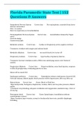 Florida Paramedic State Test &vert; 152 Questions & Answers