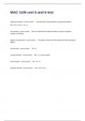 MAC 1105 unit 5 and 6 test Questions And Answers Verified Solution&period;