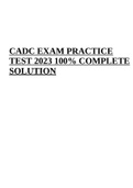 CADC EXAM PRACTICE TEST 2023 100% COMPLETE SOLUTION (Illinois Certified Addiction Drug Counselor)