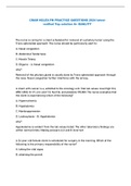 CRAM NCLEX-PN PRACTICE QUESTIONS 2024 latest verified Top solution A&plus; QUALITY