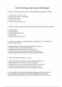 ATLS 4 Test Exam with Answers 2024 Updated