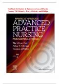 Test Bank for Hamric & Hanson's Advanced Practice Nursing 7th Edition by Tracy&comma; O'Grady&comma; and Phillips