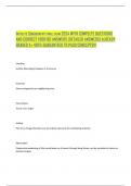 INTRO TO SONOGRAPHY FINAL EXAM 2024 WITH COMPLETE QUESTIONS AND CORRECT VERIFIED ANSWERS &lpar;DETAILED ANSWERS&rpar; ALREADY GRADED A&plus; 100&percnt; GUARANTEED TO PASS CONCEPTS&excl;&excl;
