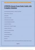 CPHIMS &lpar;Jason&rpar; Exam Study Guide with Complete Solutions