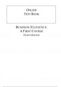 Test Bank for Business Statistics A First Course 8th Edition David M&period; Levine&comma; Kathryn A&period; Szabat&comma; David F&period; Stephan