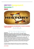 HSY1511 ASSIGNMENT 5 SEMESTER 1 Q&A