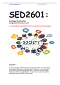 SED2601 ASS 3 SEME 1 2023 Answers