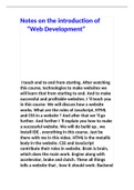 Introduction to Web Development 