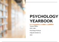 PSYC-110N Week 8 Final Project: Psychology Yearbook