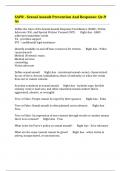 SAPR - Sexual Assault Prevention And Response&colon; Qs & As