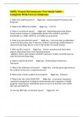 SAPR&sol; Sexual Harassment&sol; Frat Study Guide &ndash; Complete With Correct Solutions 