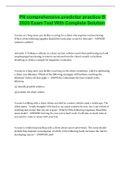 PN comprehensive predictor practice B 2020 Exam Test With Complete Solution