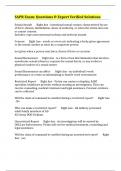 SAPR Exam&colon; Questions & Expert Verified Solutions 