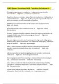 SAPR Exam&colon; Questions With Complete Solutions &lpar;A&plus;&rpar;