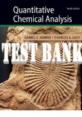 Quantitative Chemical Analysis 10 Edition by Daniel Harris and  Charles  Lucy  All Chapters 1-29 &vert; TEST BANK&period; 
