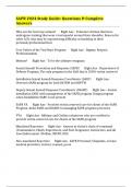 SAPR 2024 Study Guide&colon; Questions & Complete Answers