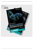 Test Bank For Basic and Clinical Pharmacology 16th Edition by Bertram G&period; Katzung&vert;&vert;ISBN NO-10&comma;1260463303&vert;&vert;ISBN NO-13&comma;978-1260463309 &vert;&vert;chapter 1-15&vert;&vert;Complete Guide A&plus;&plus;