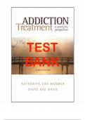 TEST BANK For ADDICTION TREATMENT- A STRENGTHS PERSPECTIVE&period; 3rd Edition&comma; Answered