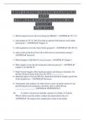 ARMY LICENSE&sol; LICENSE EXAMINERS  EXAM  COMPLETE EXAM QUESTIONS AND  ANSWERS  A&plus; GRADED 