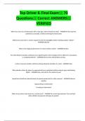 Top Driver IL Final Exam&vert;&vert; 70 Questions&vert;&vert; Correct ANSWERS&vert;&vert; VERIFIED