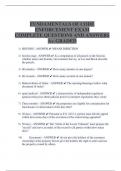 FUNDAMENTALS OF CODE  ENFORCEMENT EXAM  COMPLETE QUESTIONS AND ANSWERS  A&plus; GRADED 