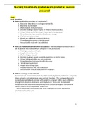 Nursing Final Study graded exam graded a&plus; success assuared