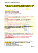 ATI RN Nursing Care of Children Online Practice 2016 A with  Questions&comma; Answers&comma; and Rationale &lpar;ATI Nursing Care of  Children&rpar;