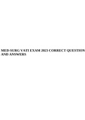MED-SURG VATI EXAM 2023 CORRECT QUESTIONS AND ANSWERS&period;