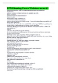 PEDS Nursing Care of Children- exam &num;1