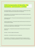 C236 Compensation & Benefits&comma; Top Questions and answers&comma; verified&period;