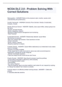 NCOA DLC 2&period;0 - Problem Solving With Correct Solutions