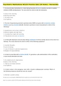 Psychiatric Medications NCLEX Practice Quiz &lpar;20 items&rpar; - Nurseslabs