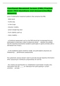Functional Movement Screen &lpar;FMS&rpar; Practice Exam 2023 Questions and Answers&lpar;Verified Answers&rpar;