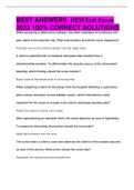 BEST ANSWERS  HESI Exit Exam 2023 100&percnt; CORRECT SOLUTIONS 