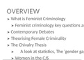 Feminist Criminology 