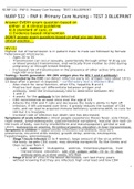 NURP 532 - FNP II&colon; Primary Care Nursing - TEST 3 BLUEPRINT