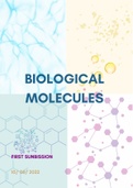 Biological Molecules and Biochemical Processes Level 3 Applied Science (new specification)