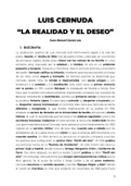 Luis Cernuda / “La Realidad y el Deseo” (PEvAU)