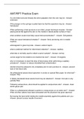 AMT&sol;RPT Practice Exam