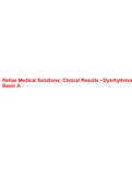 Relias Medical Solutions; Clinical Results - Dysrhythmia Basic A.