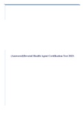 &lpar;Answered&rpar;Devoted Health Agent Certification Test 2023&period;