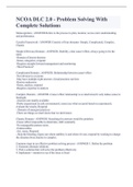 NCOA DLC 2&period;0 - Problem Solving With Complete Solutions