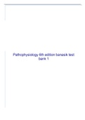 Pathophysiology 6th edition banasik test bank 1