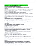 ATI The Neurological System Part 1 &lpar;Answered&rpar; Graded A&plus;