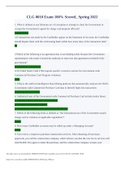 CLG 0010 Exam 100&percnt; Scored&lowbar; Spring 2022&sol;2023